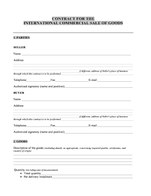 CONTRACT FOR THE INTERNATIONAL COMMERCIAL SALE OF GOODS - kso org