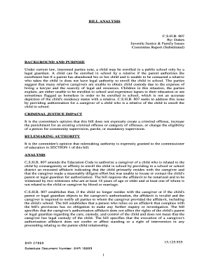 Texas Caregiver Authorization Affidavit