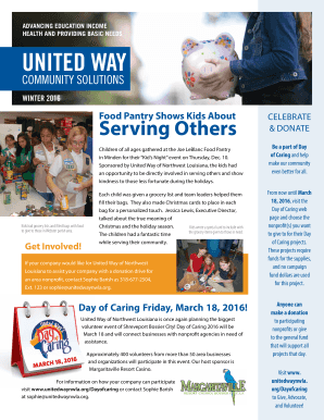 United Way Donation Form