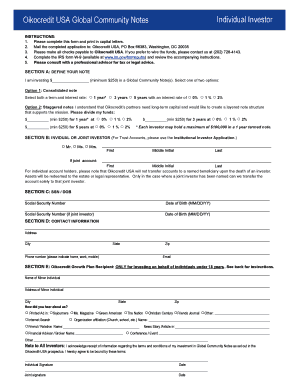Oikocredit USA Global Community Notes Application