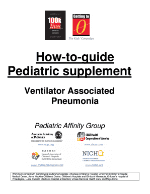 Pediatric Ventilator-Associated Pneumonia Prevention Guide
