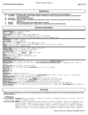 ASHI Home Inspection Report