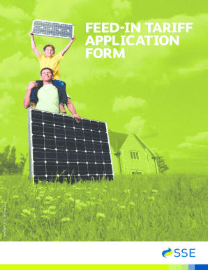 Feed-in Tariff Application Form