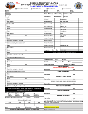 Building Permit Application