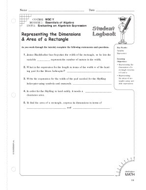 Algebraic Expression Evaluation Worksheet