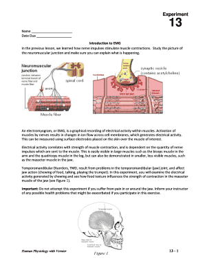 EMG Experiment Form