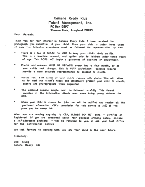 Child Enrollment Form