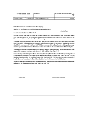 Permanency Hearing Notice
