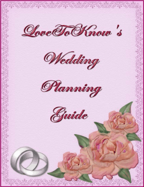 LoveToKnows Wedding Planning Guide Wedding Planning Guide