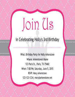 Free Birthday Party Invitations princess v2 Free Birthday Party Invitations princess v2