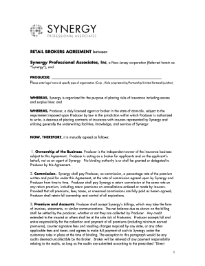 Retail Brokers Agreement