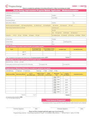 Home Energy Improvement Program Rebate Application