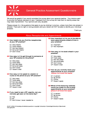 General Practice Patient Survey