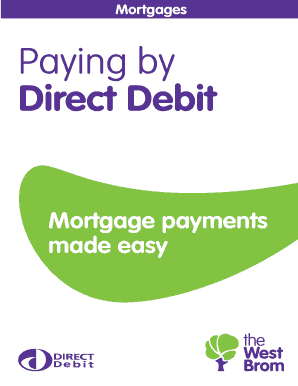 West Bromwich Mortgage Direct Debit Instruction Form