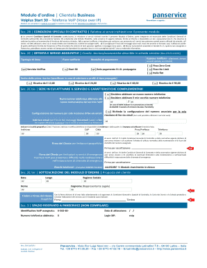 Modulo d'ordine | Clientela Business