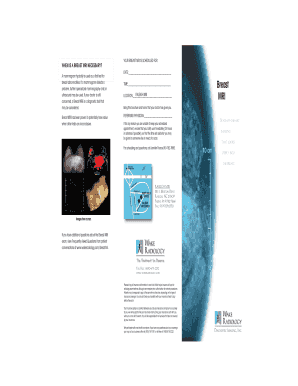 Breast MRI Appointment Form