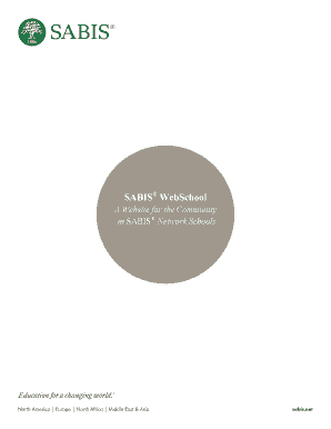 SABIS WebSchool Application Form