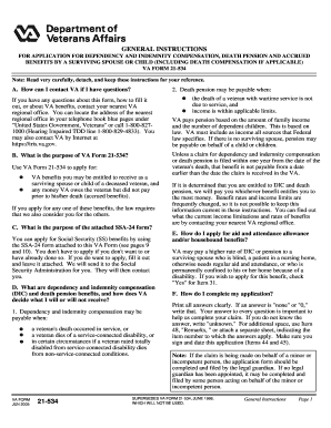 VA Form 21-534