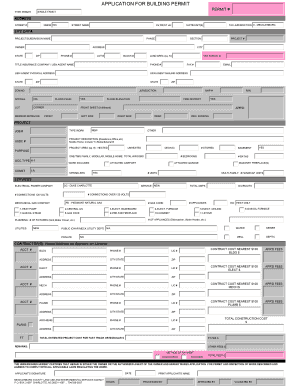 Building Permit Application