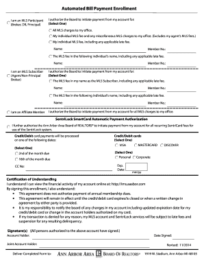 Payment template excel - Automated Bill Payment Enrollment