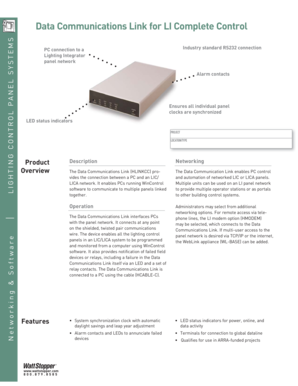 C-189 Data Communications Link for LI CCindd