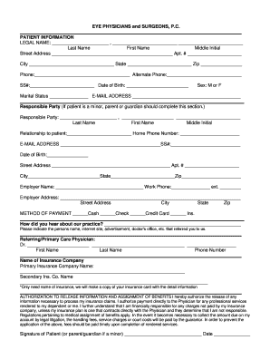 Patient Information Form