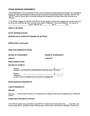 music artist management contract pdf