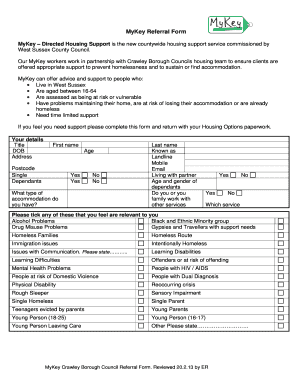 MyKey Referral Form