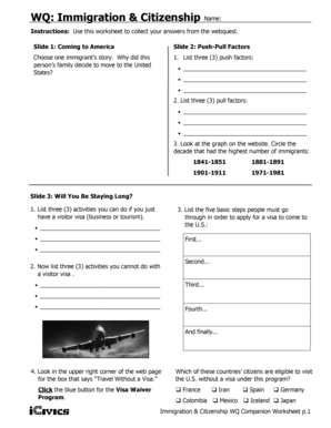 Immigration Pathway To Citizenship Worksheet Answers 2020-2023 - Fill and  Sign Printable Template Online