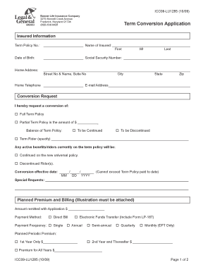 Term Conversion Application