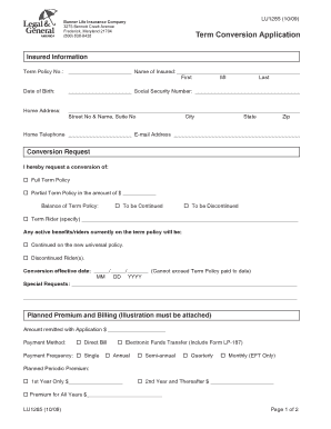 Term Conversion Application