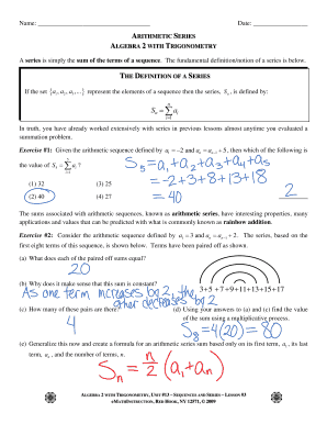 Algebra 2 with Trigonometry Homework