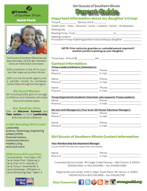 Girl Scouts Parent Guide