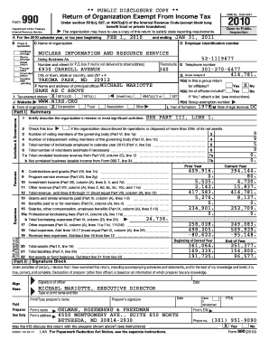 Form 990 2010