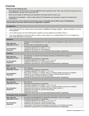 Bendigo Managed Wholesale Fund Application Form