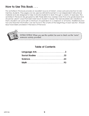 Elementary Student Activity Book