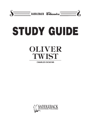 Oliver Twist Study Guide
