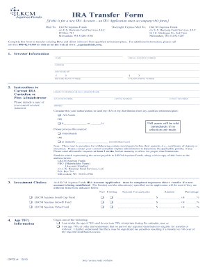 IRA Transfer Form