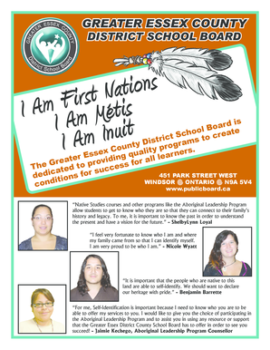 Ontario First Nations Métis Inuit Self-Identification Form