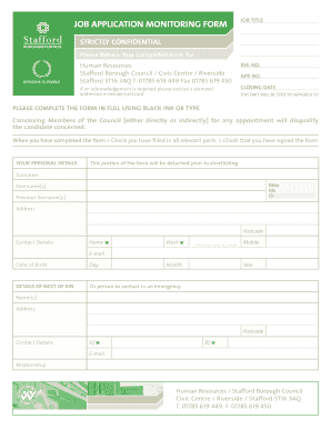 Job Application Form