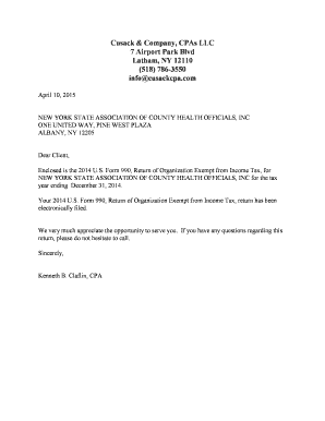 2014 US Form 990