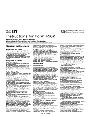 Instructions for Form 4562