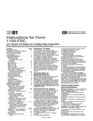 Instructions for Form 1120-FSC