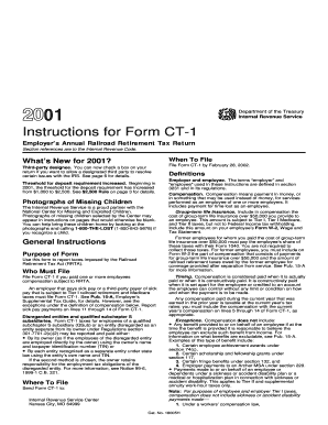 Instructions for Form CT-1