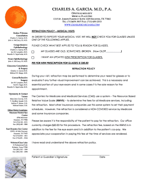 Refraction Policy Agreement