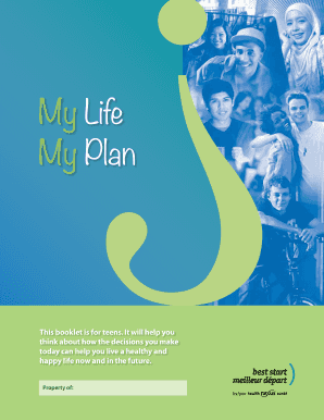 Teen Life Plan Booklet
