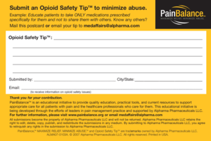 Opioid Safety Tip Submission Form