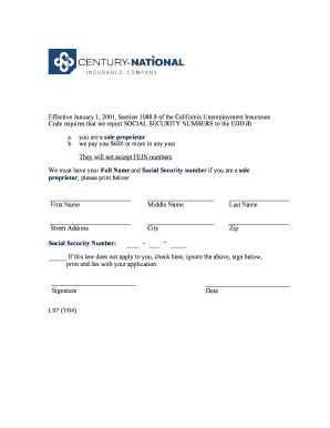 California Unemployment Insurance Form