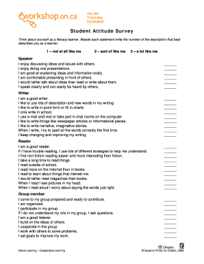 Student Attitude Survey