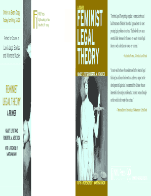Feminist Legal Theory Exam Copy Order Form